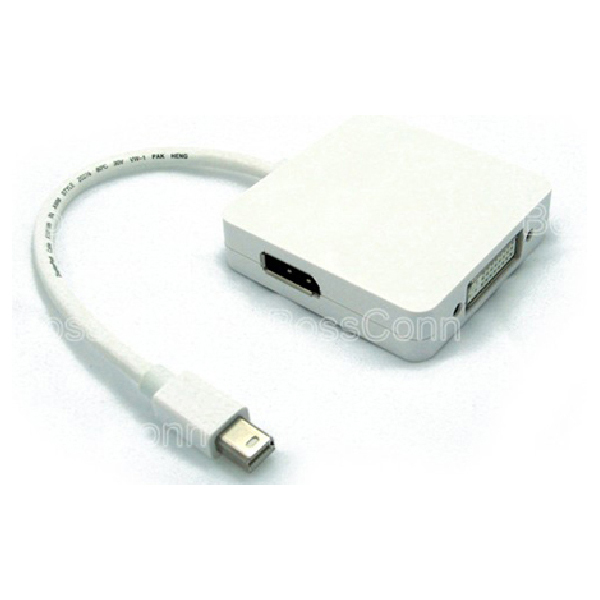 Mini Displayport to DP-HDMI-DVI Adapter