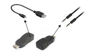 hdmi to vga with stereo audio converter