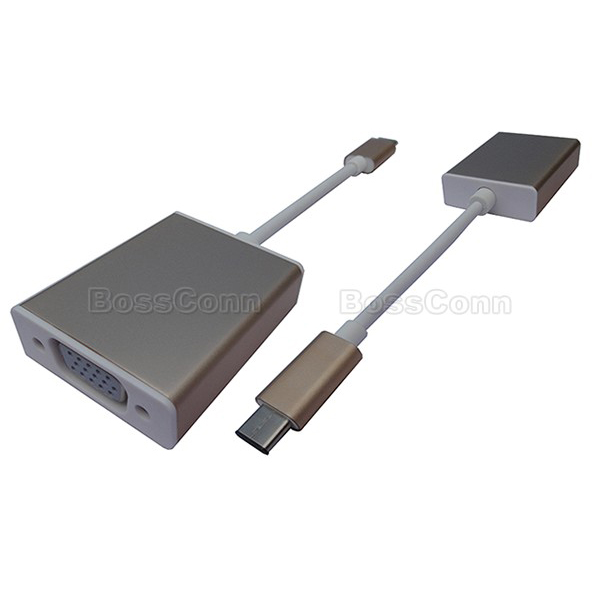 USB 3.1 Type C to VGA Female 转接线