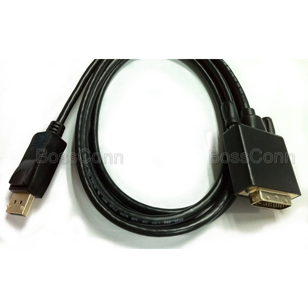 DisplayPort to DVI Male Adapter