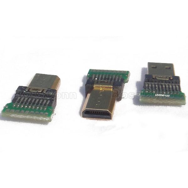 Micro HDMI Male Connector with PCB